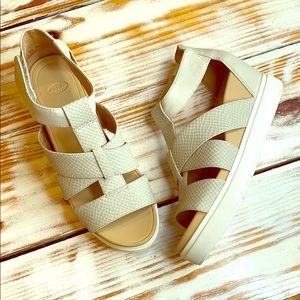 NWOT Dr. Scholl’s Scramble Strappy Wedge Sandal